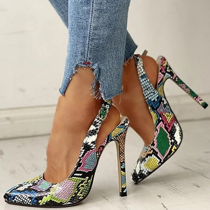 Solaire™ - Escarpins Slingback Élégants à Talons Hauts