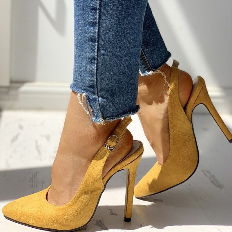 Solaire™ - Escarpins Slingback Élégants à Talons Hauts